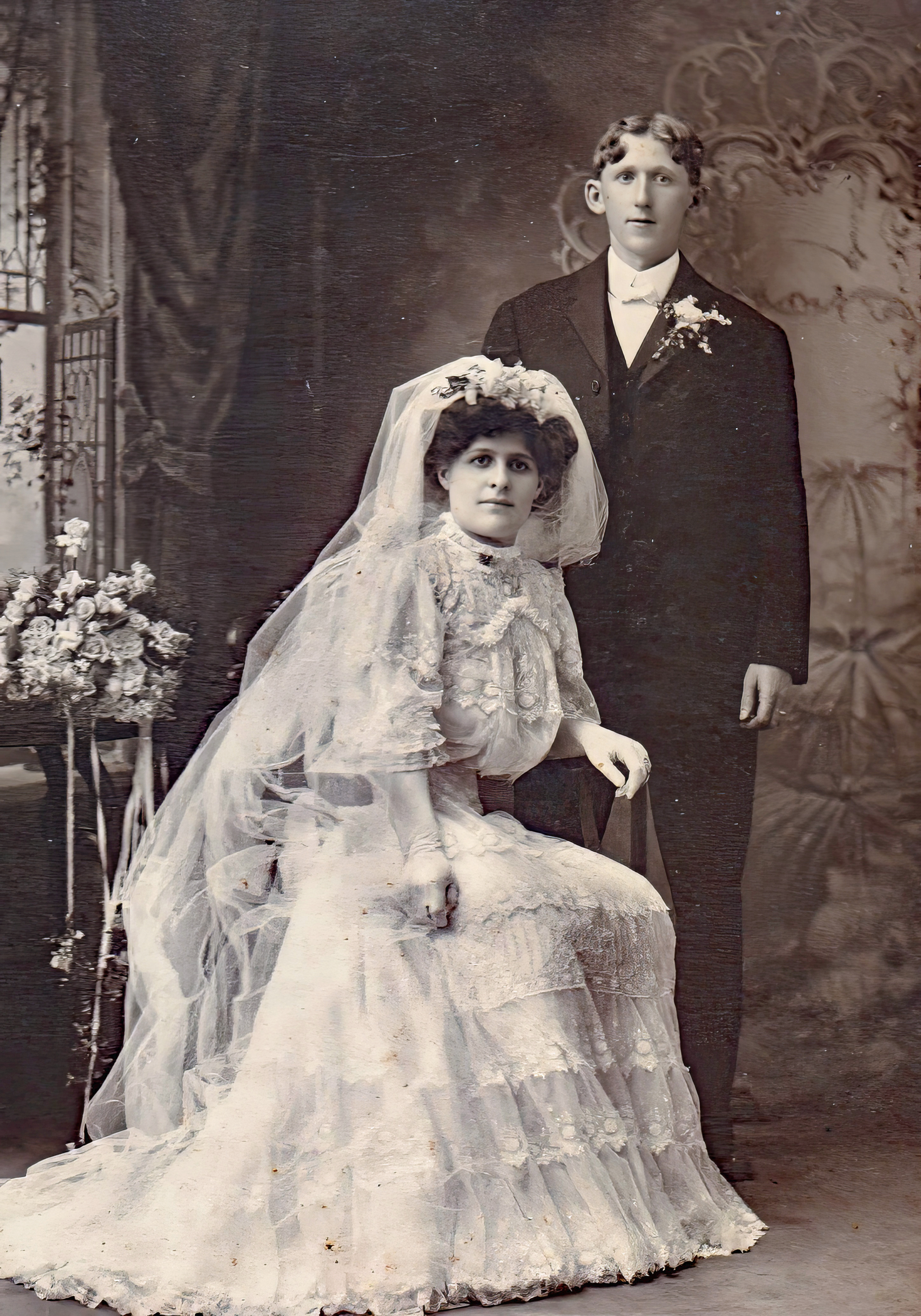John Walter Glawe and Anna Gohr 1906