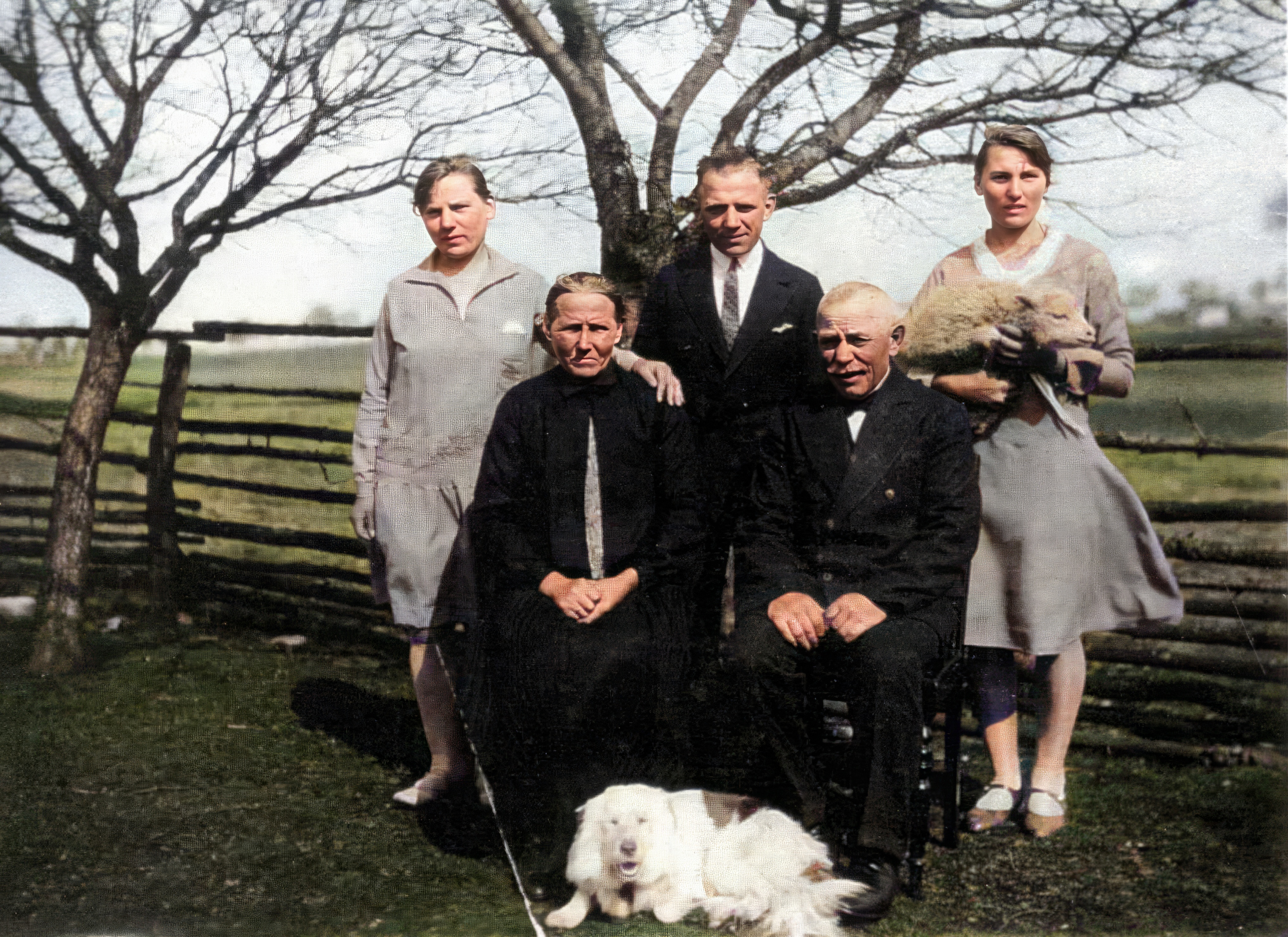 Marzusch family circa 1935, Schwartz Damerkow