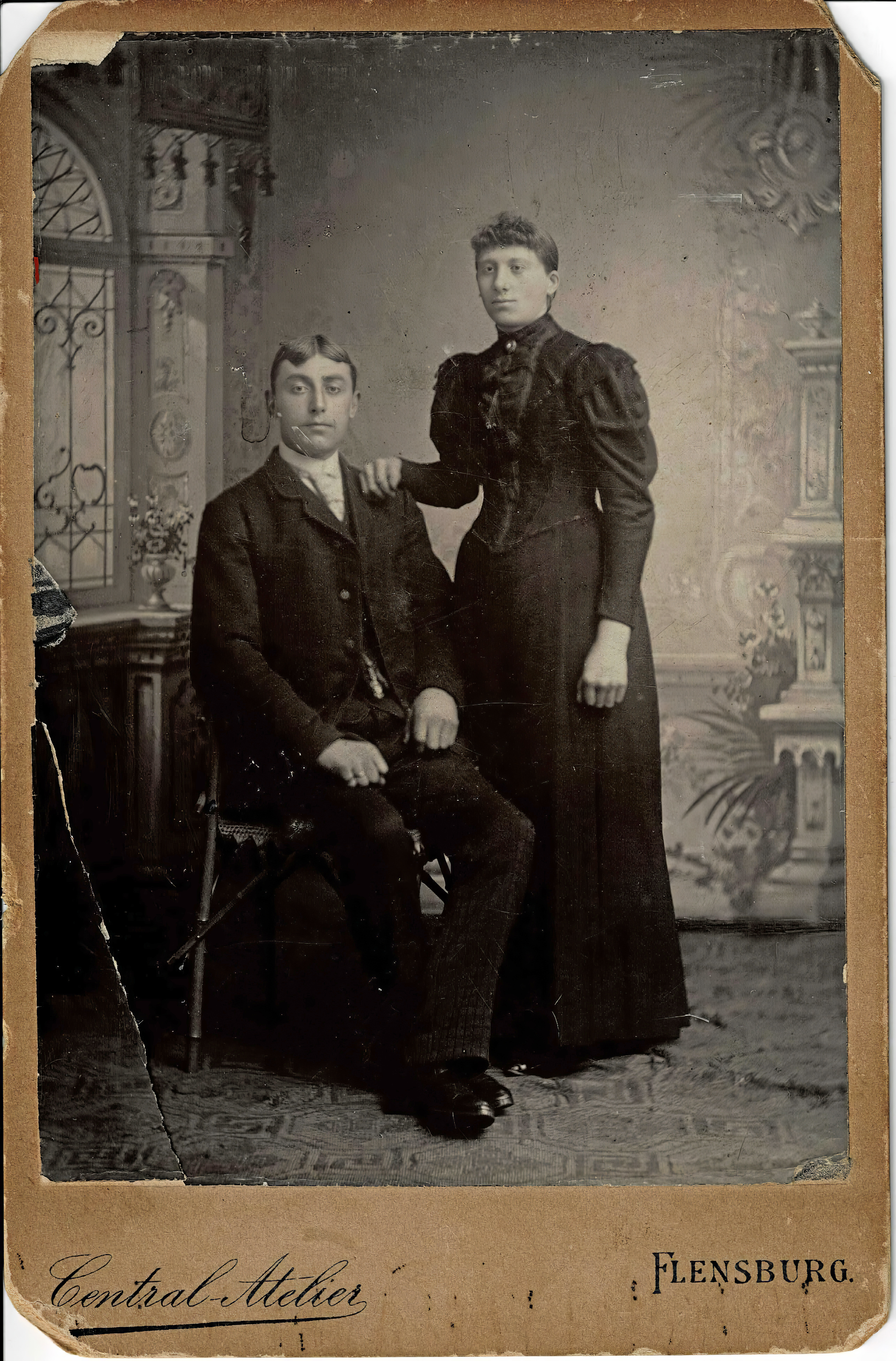 Christian Feldschau & Anna Katharina Brodersen, wedding portrait, Flensburg