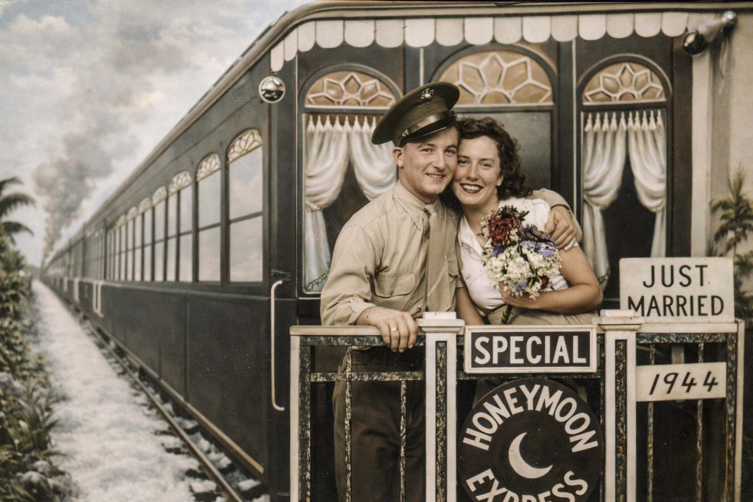 Jatho-Unknown lady wedding, 1944