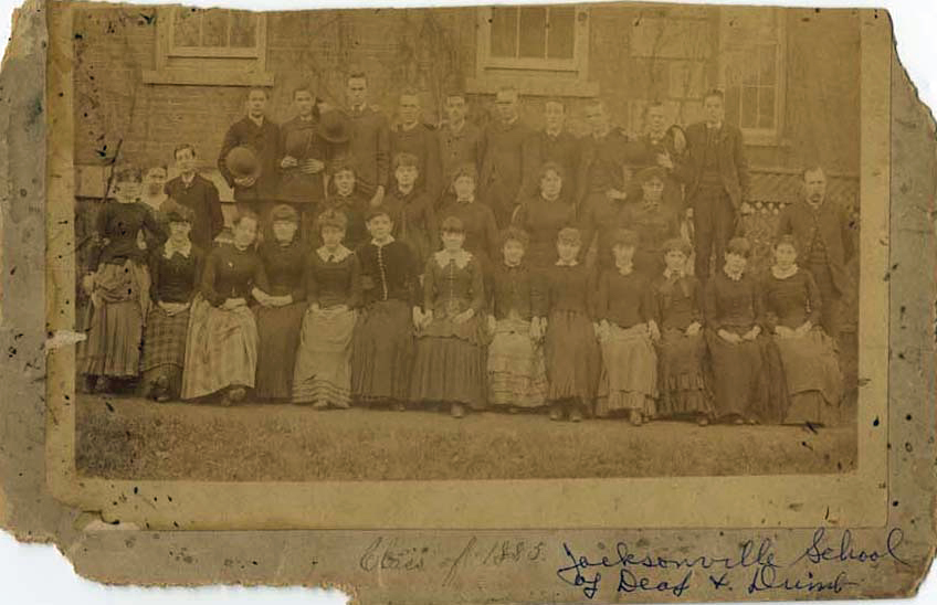 Illinois School for the Deaf and Dumb, graduating class 1885