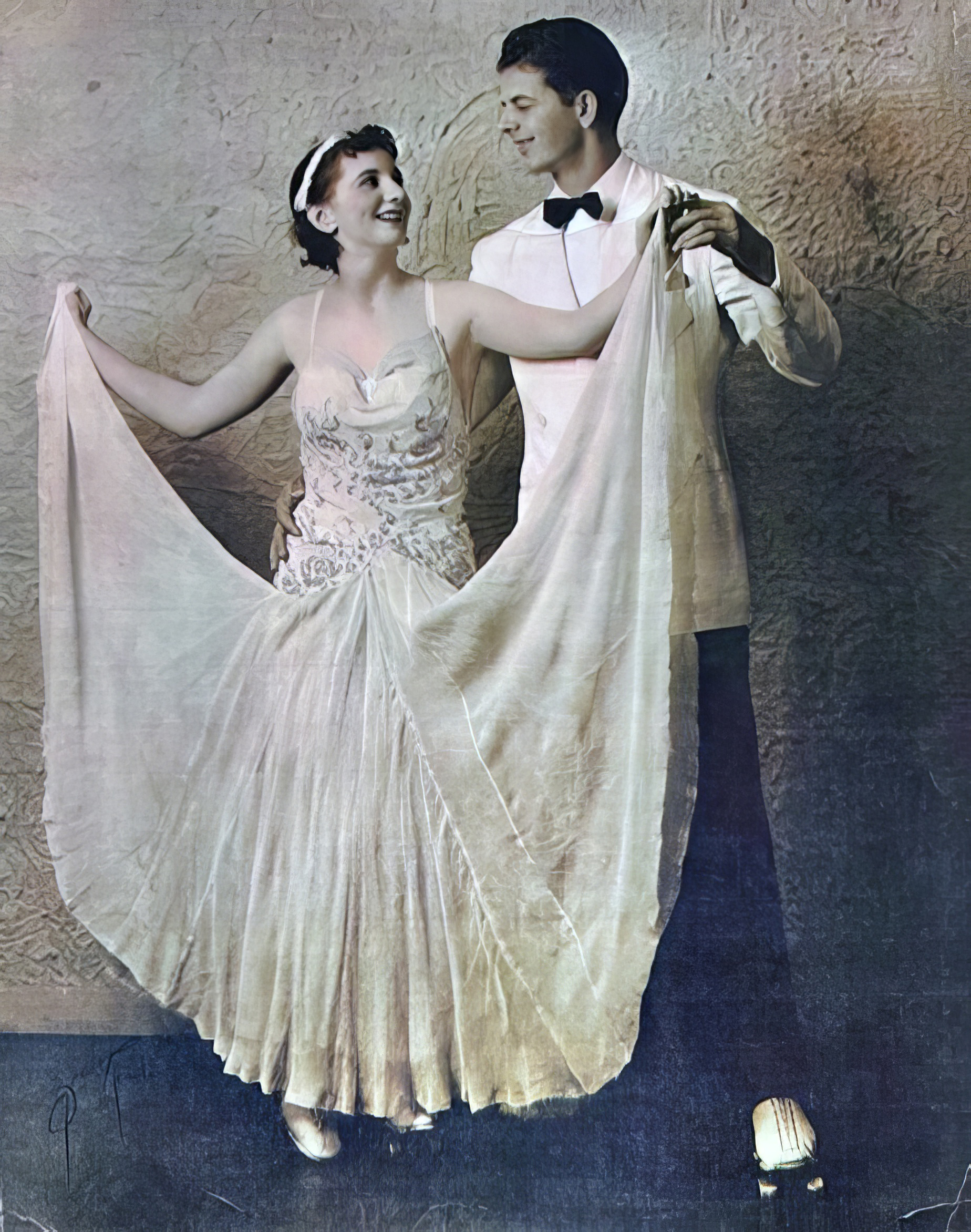 Bill Meyers and wife Dorothy Stephen, professional dancers and skater, Chicago.