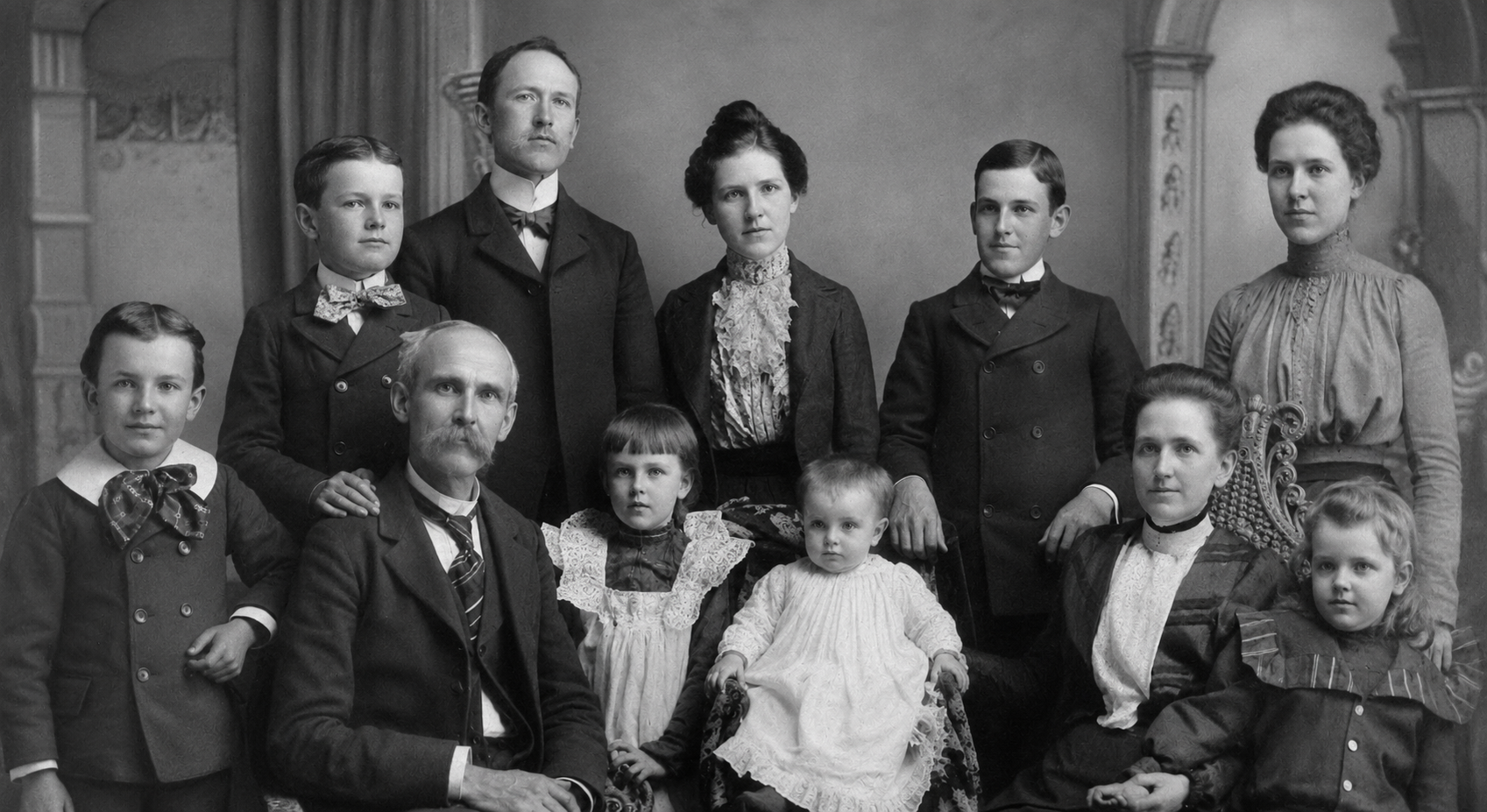 Hugh Pharr Quin family, Georgia c. 1900