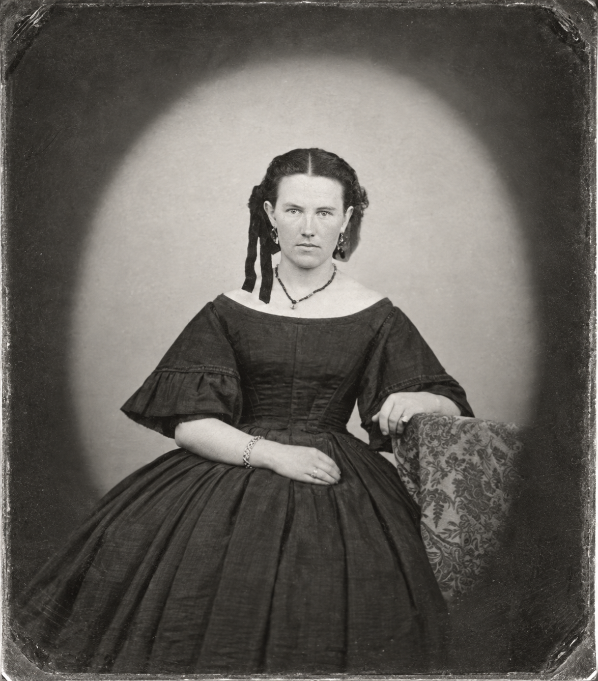 Ida Sophie Hensoldt, future wife of Adam Jatho, take in Victoria, Texas