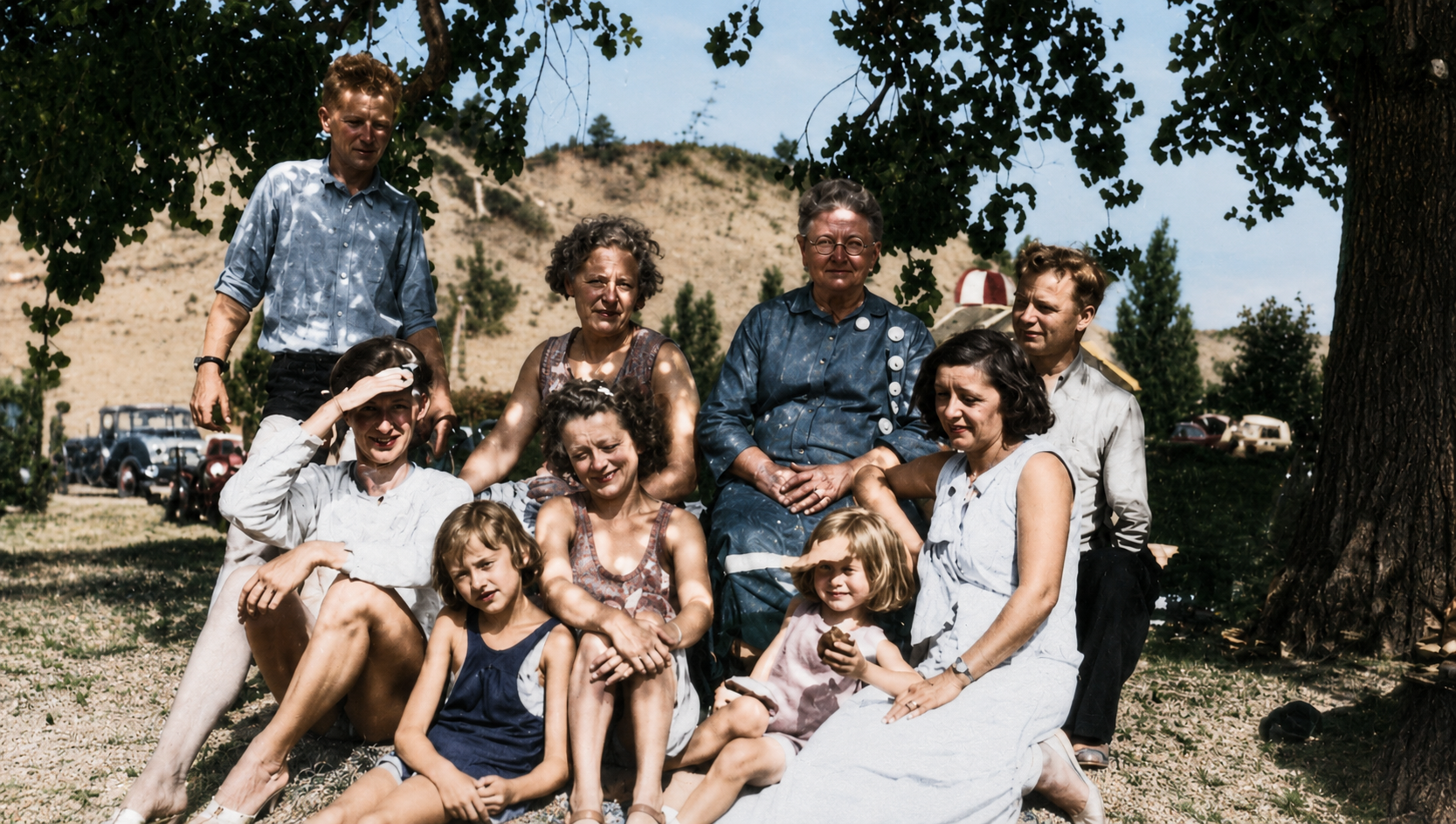 MacLaughlan/Breetzke/Mikkelsen picnic, 4 July 1935