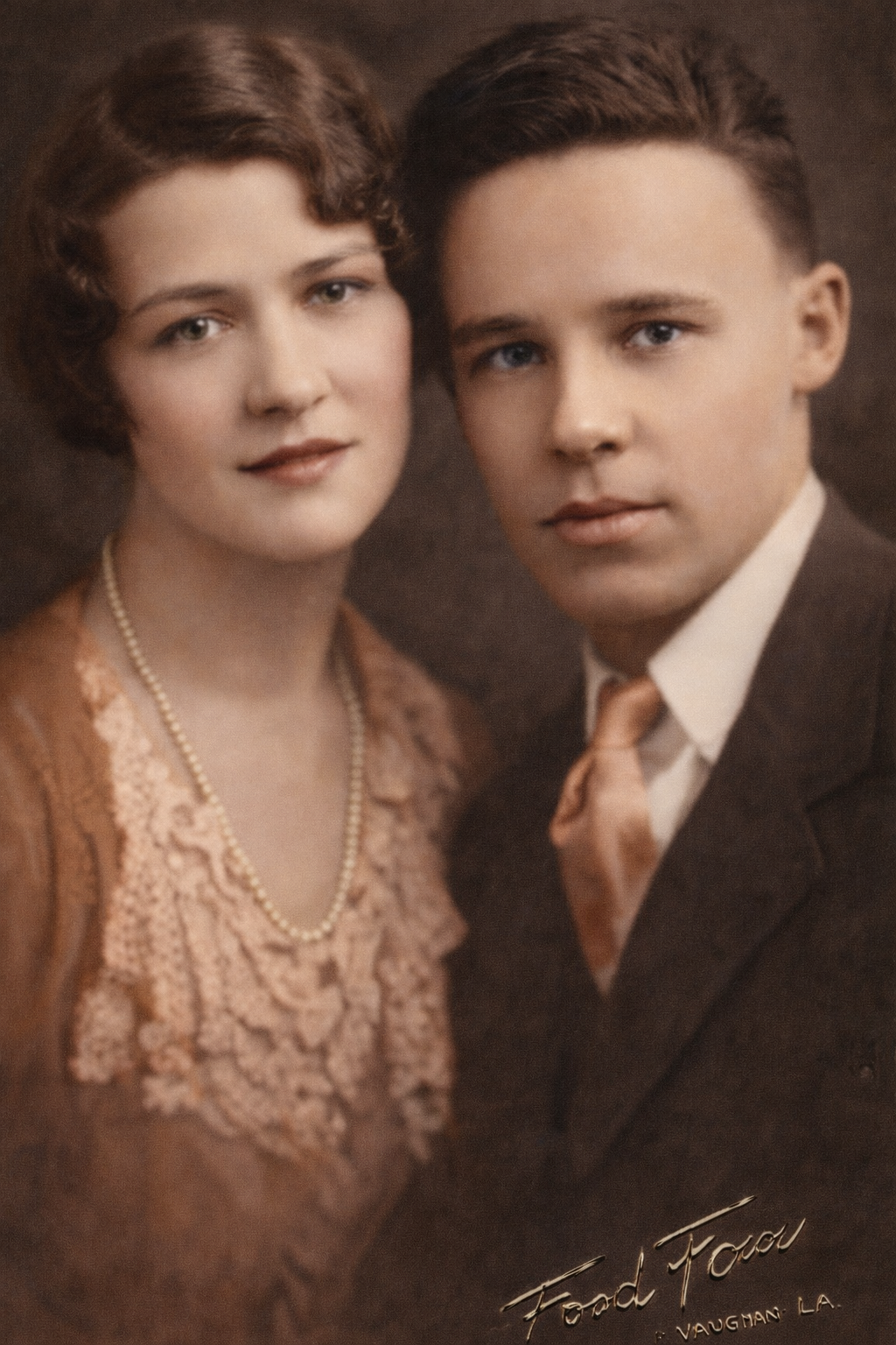 Laura Krack and Roy Isaksen around the time of their marriage, Chicago.