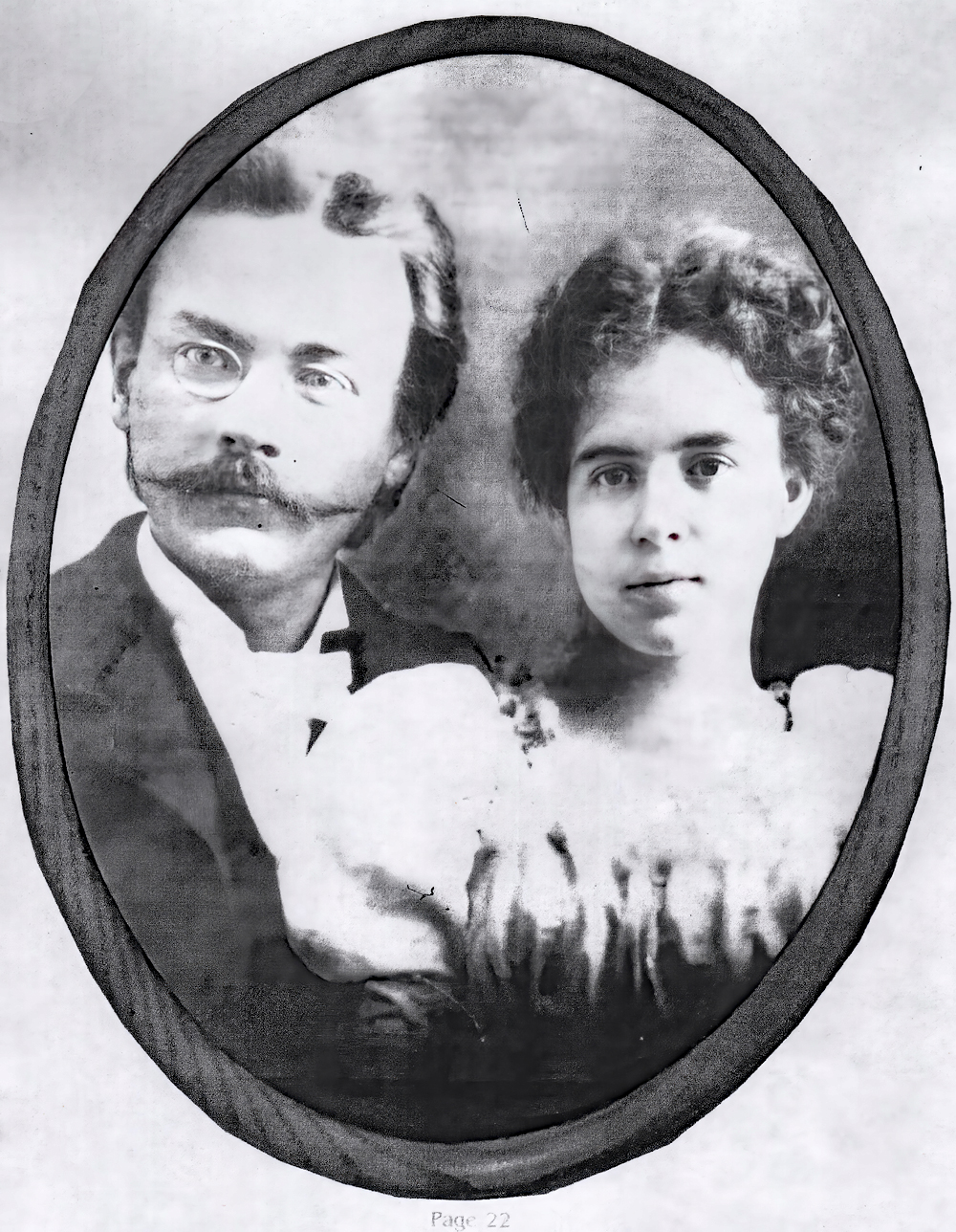 Lawrie P. Esmoer, photographer, and wife Maude