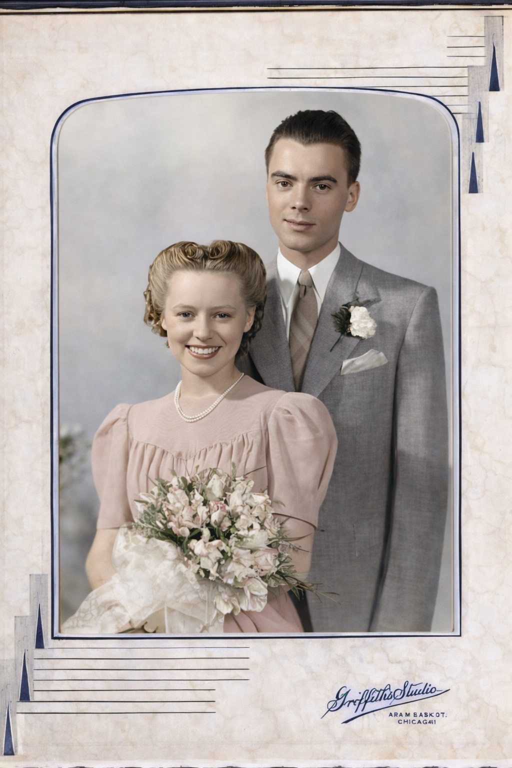 MacLaughlan-Miller wedding, 1941