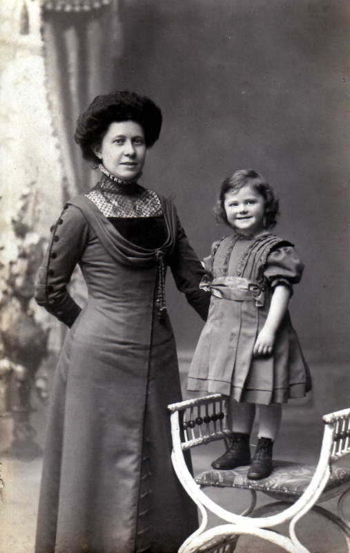 Martine Andrea Rasmussen and daughter Lilly Mortensen, Copenhagen, Denmark.
