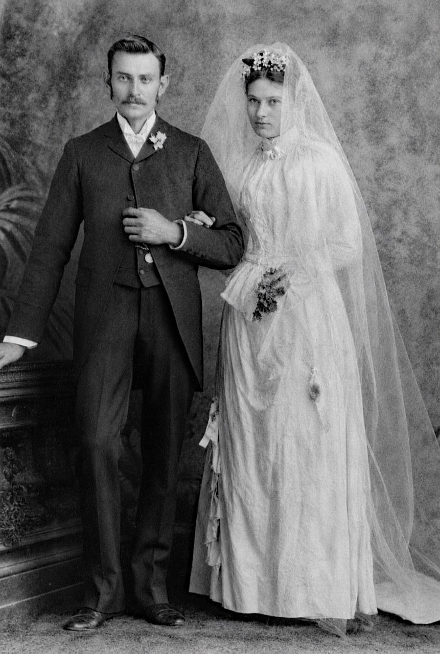 Otto Kraak and Emma Holz weddding, Queensland, 1891