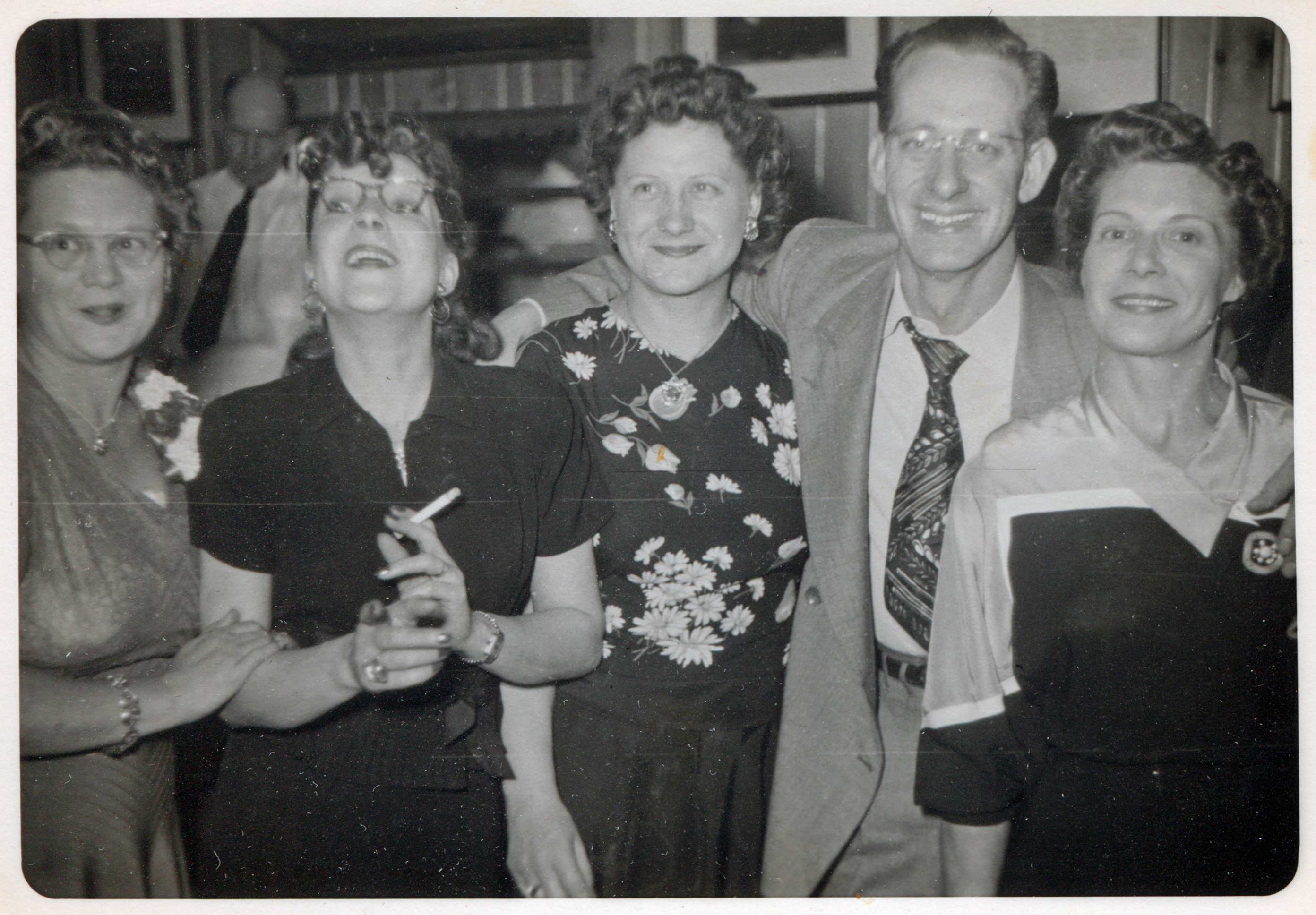 Germaine, Myrtle, Margaret, Alvin, and Evelyn , all Petersens from Milwaukee.