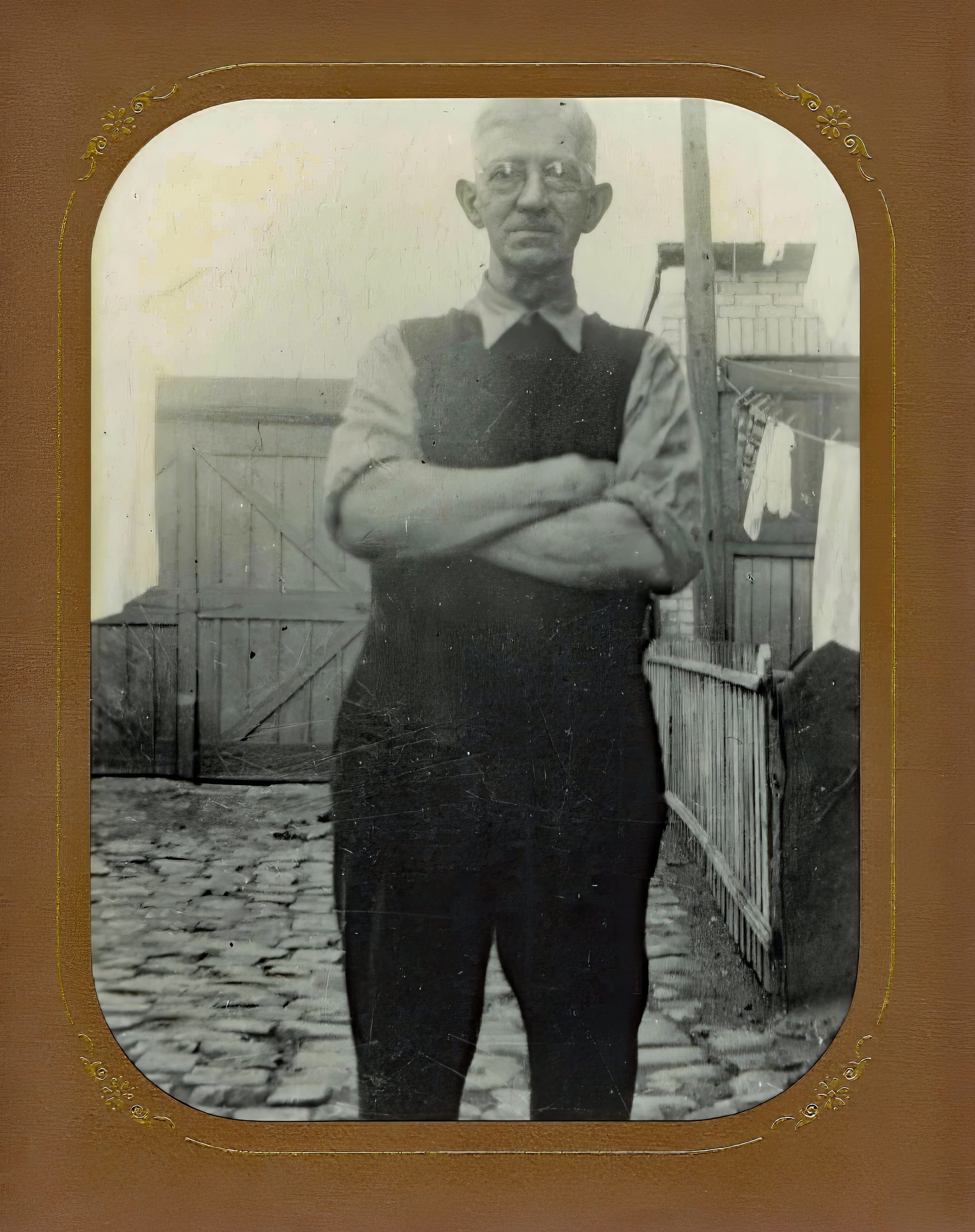 Thomas Mikkelsen, Foss Studio portrait, Chicago, circa 1887