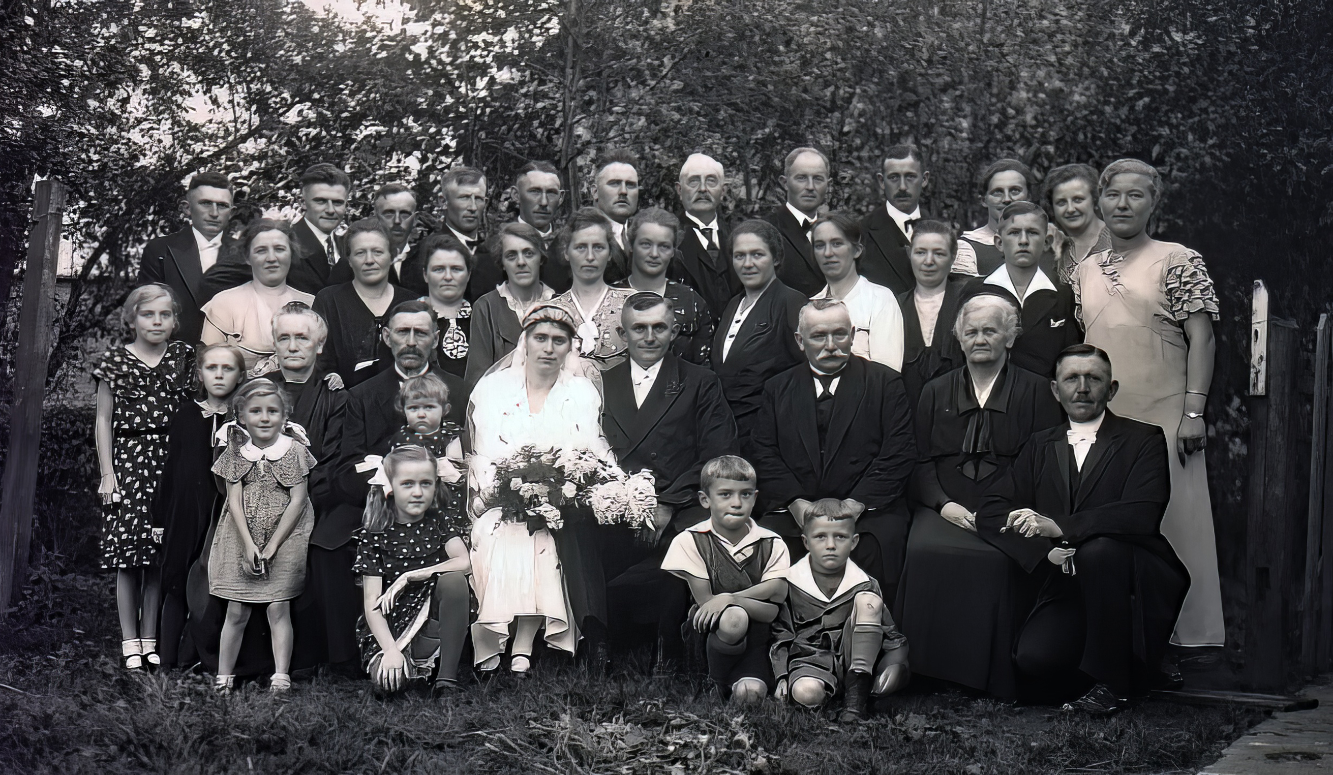 Politz-Petersen marriage in Dithmarschen, 1934