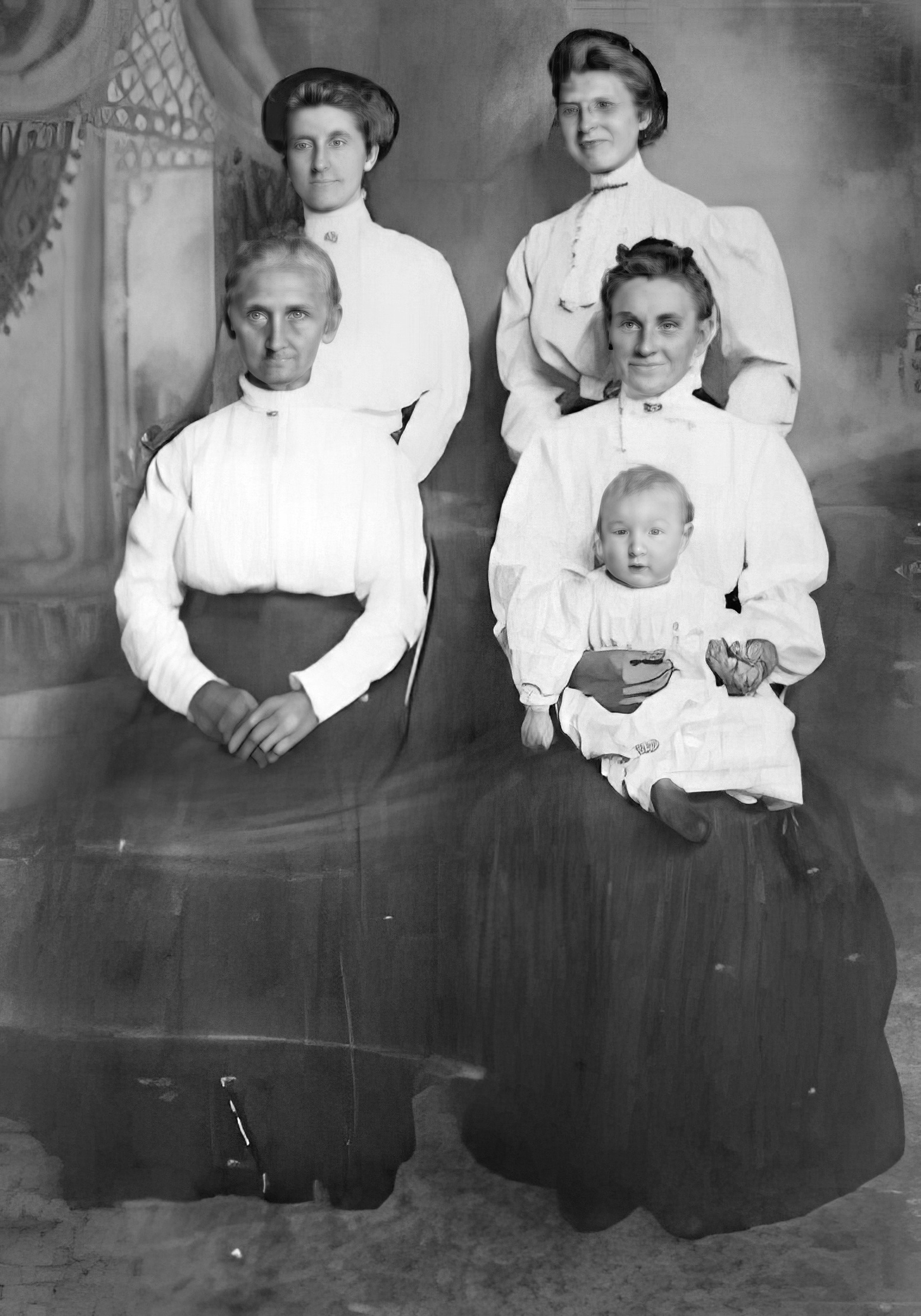 Celebrating baby Helen Riemer with her mother Catherine Mikkelsen Riemer.