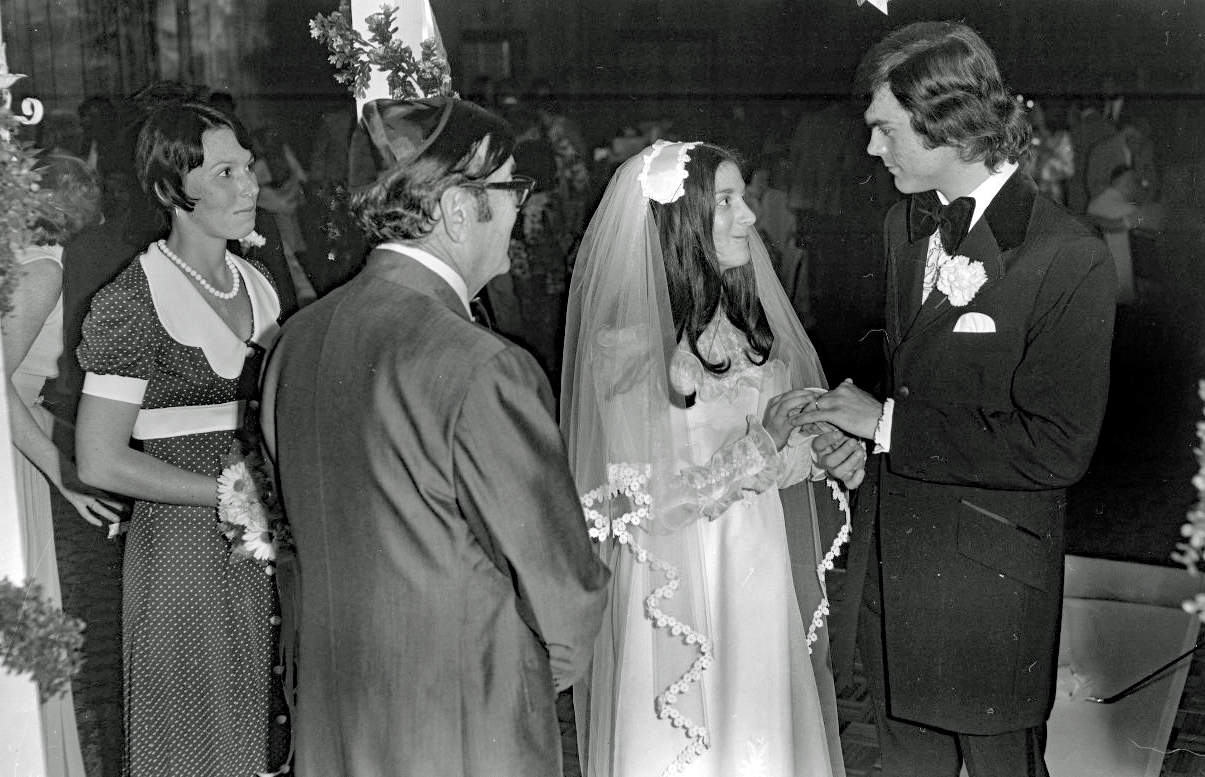 MSimmons-Dumes wedding, 1974
