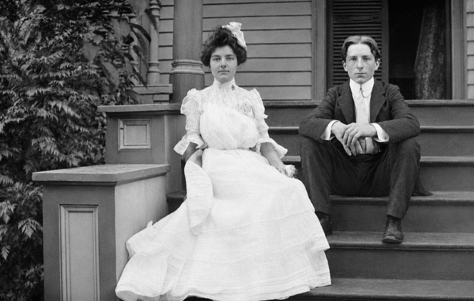 Edith Elizabeth Tiedeman and her brother Robert Samuel Tiedaman, Charleston